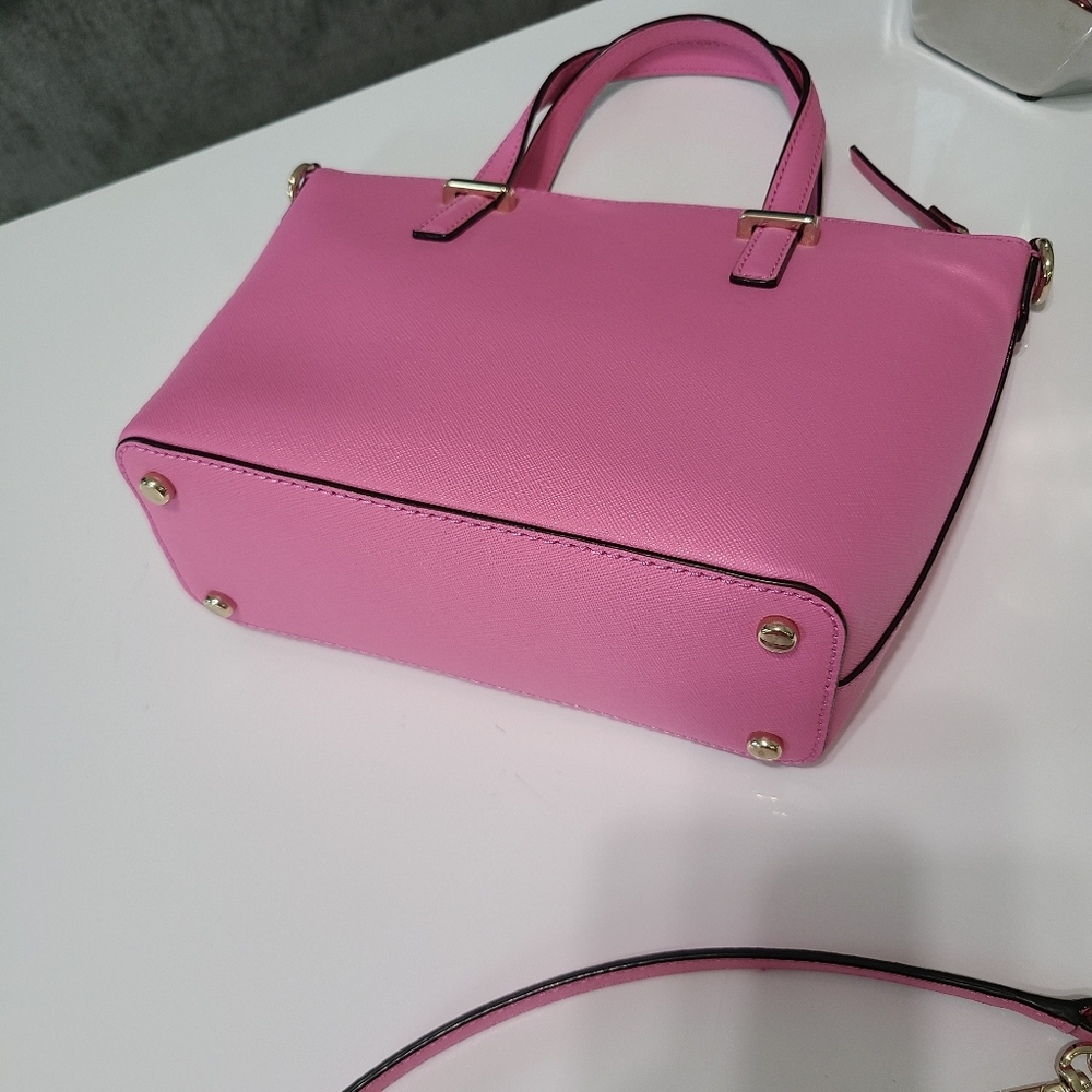 NWOT - Kate Spade Satchel w/Crossbody Strap Pink 💕 - Picture 11 of 15